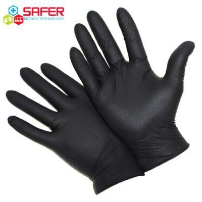 Nitrile Gloves Malaysia Powder Free Disposabme Black