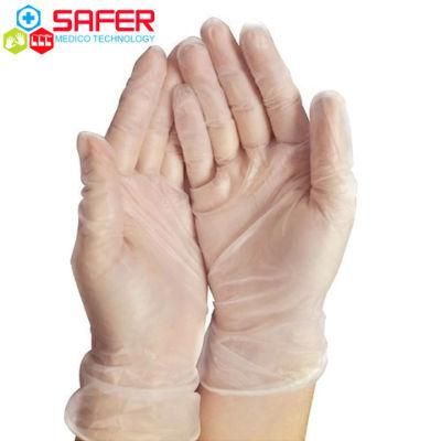 Latex Free Vinyl Gloves Disposable Medical/Food/Industry Grade From China Clear