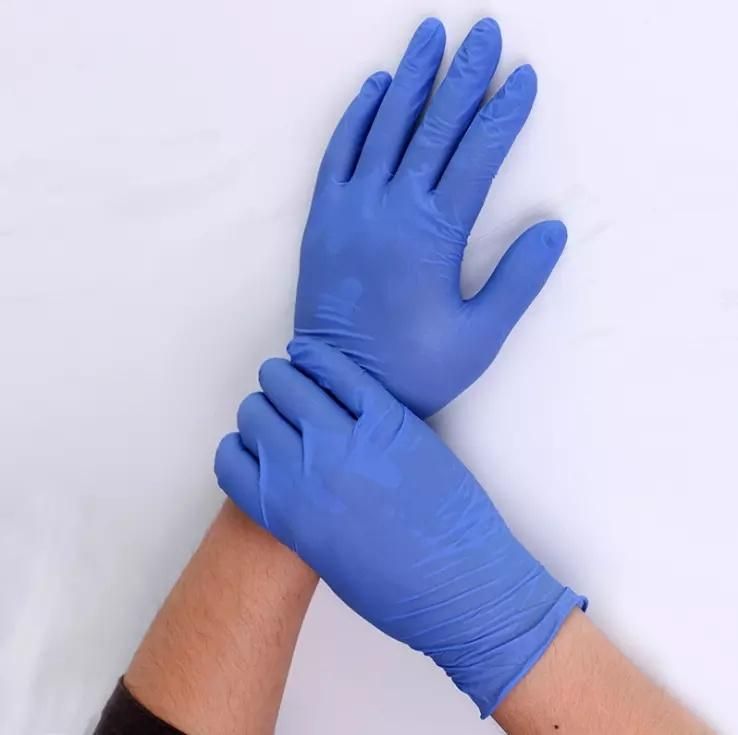 Disposable Nitrile Gloves Waterproof Exam Gloves Ambidextrous for Medical House Gloves