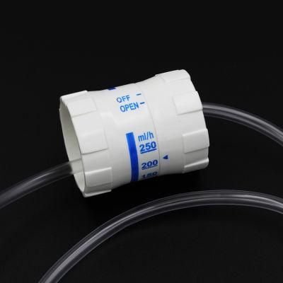 Disposable Steriled IV Infusion Set with Double Scale I. V Flow Regulations