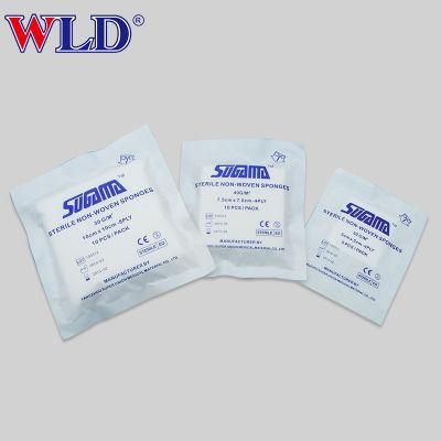 100% Cotton Absorbent Sterile Gauze Swab Sponge for Medical