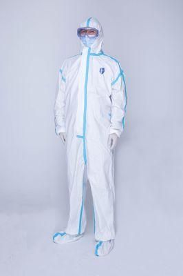 PPE Coverall SMS Disposable Medical Protective Clothing