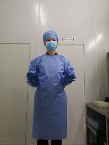 Disposable AAMI Level 2/3 SMS Knit Cuff Surgical Medical Isolation Gown