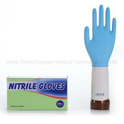 Wholesale Examination Powder Free Comfort Grip Disposable Nitrile Gloves