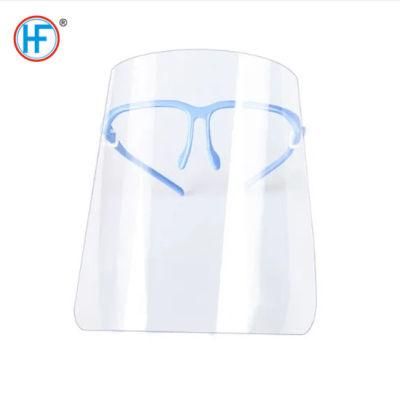 Mdr CE Approved Anti-Dust PC Disposable Updated Version Personal Clear Plastic Face Shield for Different Institutions