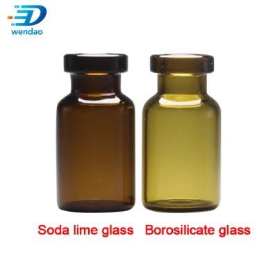 High Quality Airtight 1ml 2ml 5ml 10ml Sterile Glass Vial with Aluminum Cap Bottle for Injection