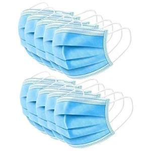 Medical Disposable Protective Anti Splash 4-Ply Surgical Face Mask with Shield Visor Ear-Loop