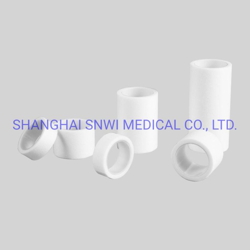 High Quantity Disposable Surgical Adhesive Transpore Plastic Tape Waterproof Medical PE Tape with or Withur Cutter