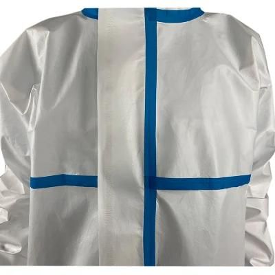 Disposable Protection Chemical Protective Microporous PPE Overall with Elastic Waist