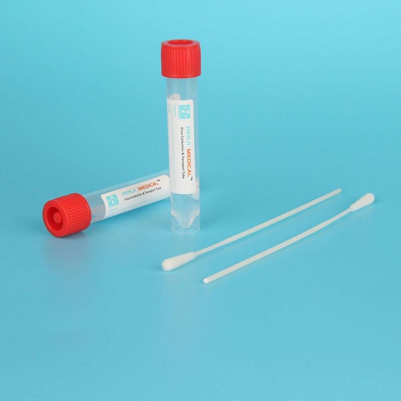 Nasal or Throat Swab Disposable Virus Collection Vtm Kit with 10ml Tube