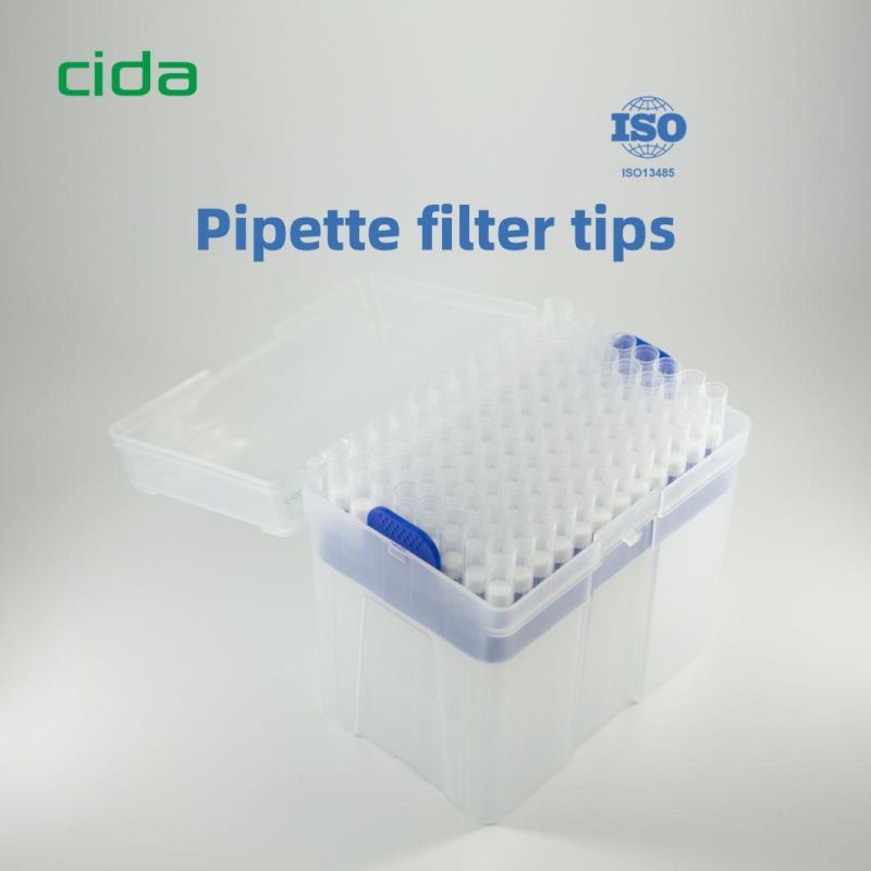 Medical Hospital Laboratory Consumables 10UL 100UL 200UL 1000UL Racked Universal Micro Pipette Filter Tips for PCR Rapid Diagnostic Test
