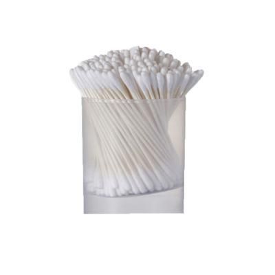 Medical Single Tip Applicators 6 Inch Wooden Sterile Cotton Swabs