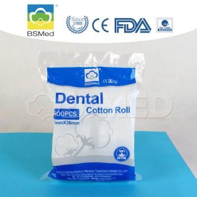 Medical Supplies Products Absorbent Dental Cotton Roll FDA Ce ISO Certificates