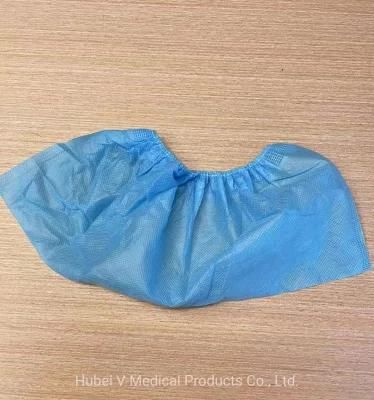 Blue Disposable PP Non Woven Shoe Cover Anti-Skid Isolation Use