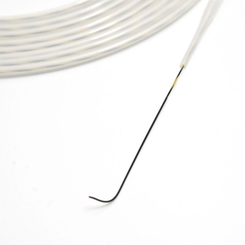 0.025 Inch 4500mm Nitinol Coating Hydrophilic Guidewire with 50mm Tip Length