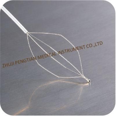 Single Use Stone Extraction Removal Basket Diamond Shape with Ce Marked