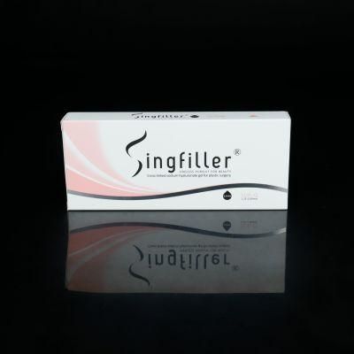 Singfiller Wholesale Good Service Hyaluronic Acid Injection Dermal Filler with Painless 0.3% Lidoca and CE Marked