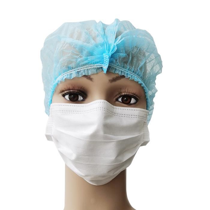 Factory Single Use Non-Woven Flat Protective High Quality Latex Free 3pleated Disposable Hospital Polypropylene 3 Ply Surgical Face Mask