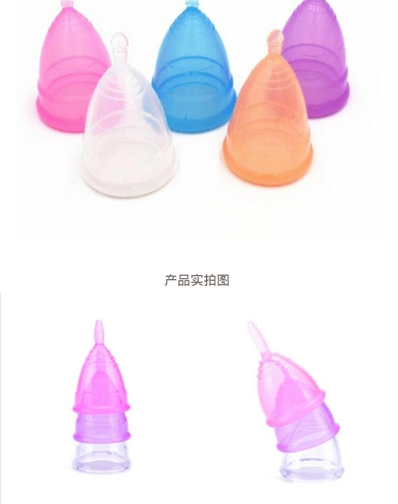 Menstrual Cup Medical Grade Silicone Menstrual Cup Foldable and Drainable Women′s Menstrual Period Replacement Supplies Manufacturer