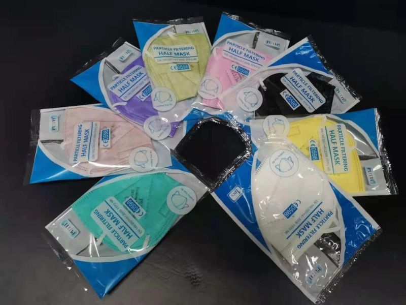 FFP2 Face Mask-Particle Filtering Half Mask-Aquamarine