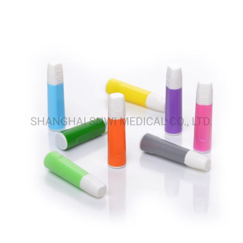 CE&ISO Certificate Medical Disposable Blood Lancet Panstic Twist Type