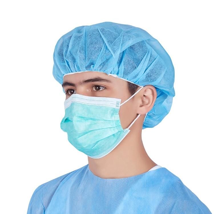 3ply 50 Packed Nonwoven Daily Use Protective Surgical Disposable Medical Mask Wth Earloop