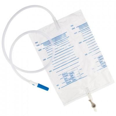 Disposable Medical Urine Collection Drainage Bag with Tube 2000ml