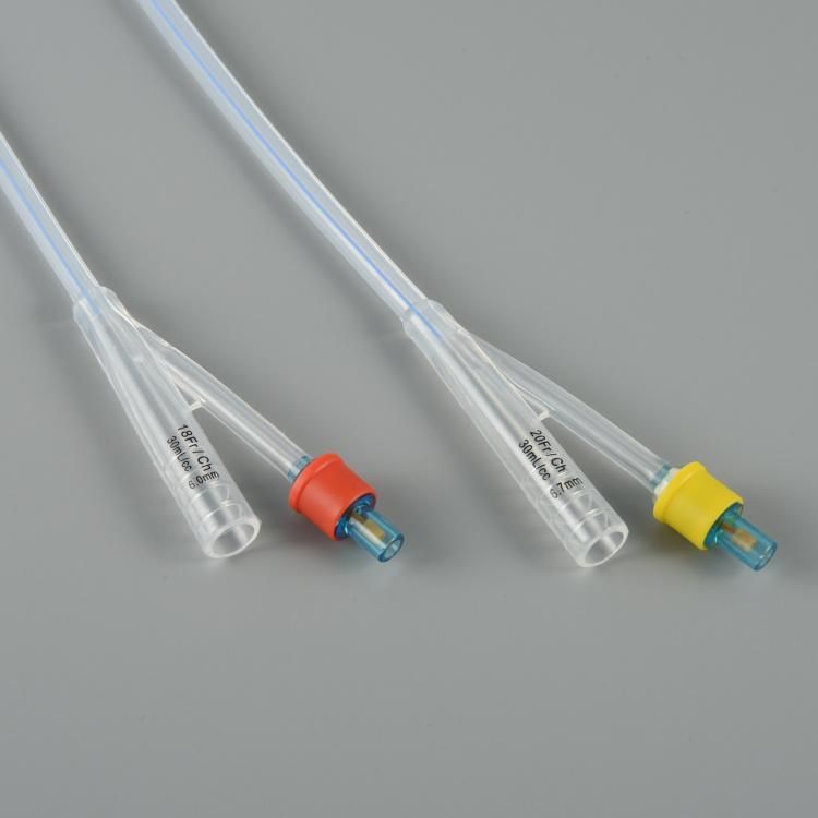 6fr-26fr All Silicone 2-Way Disposable Foley Catheter