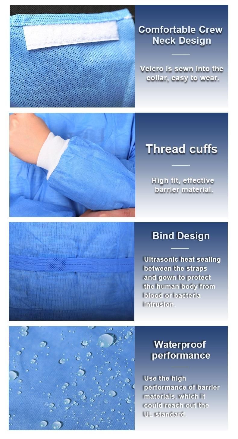 AAMI Level 1 Level 2 Level 3 Protective Isolation Overall for Medical Supply