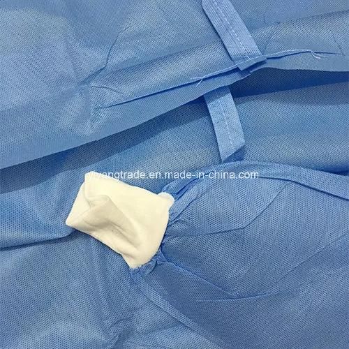 Disposable Stelized SMS Surgical Gown in Hospital