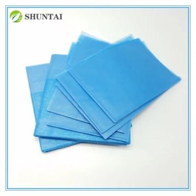 Professional Disposable PP+PE 60~65g PE Film Composite 100%PP Spunbond Laminated Coverall Bed Sheet