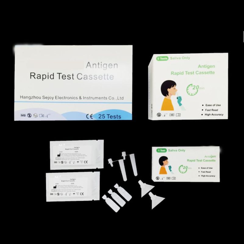 Rapid Antigen Test Kit Cassette, Antibody Nasal Swab Saliva Test