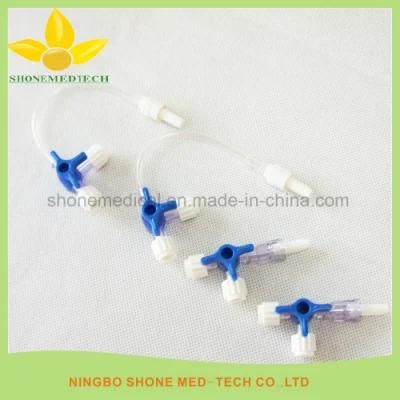 Sterile Medical Disposable Three-Port Valve ISO Approved
