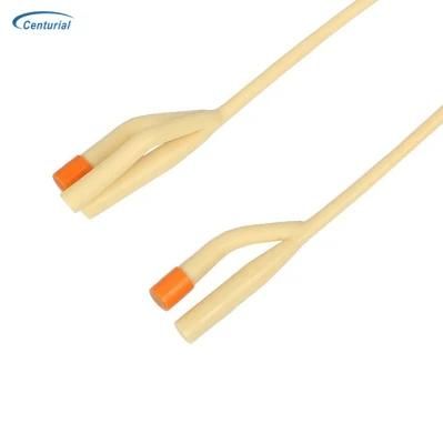 Sterile 2-Way 100% Latex Catheter with Valve and balloon