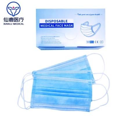 China Manufacturer Ce Certificate Surgical Face Mask Disposable Medical Mask