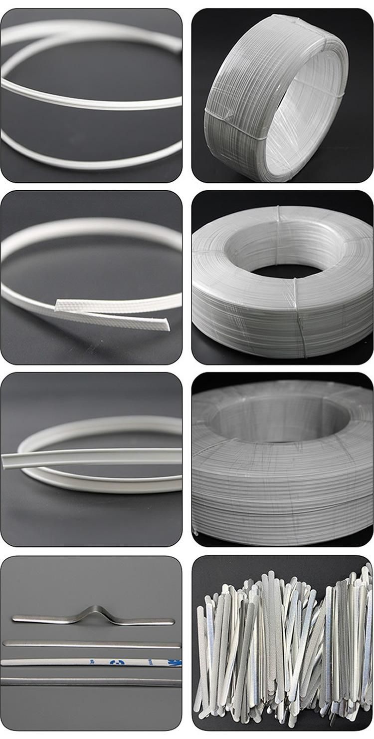 Factory Supply 3mm 4mm 5mm Single Core Double Core Nose Wire One-Stop Supply Disposable Face Mask Material