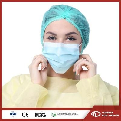 CE Manufacture 3 Ply Non-Woven Disposable Medical Face Mask