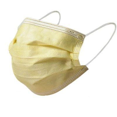 Mundschutz Hygiene Atemschutzmaske Gelb Face Mask Hygiene Respirator Yellow