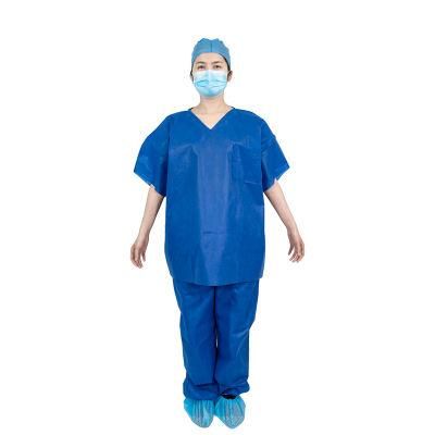 SMS/PP Nonwoven Disposable Patient Gown