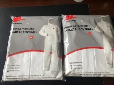 Disposable Type 56 Chemical Overall Microporous Infective Proof Suit