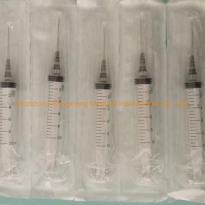 Medical Products Luer Lock/Luer Slip Disposable Sterile Syringe with Needle