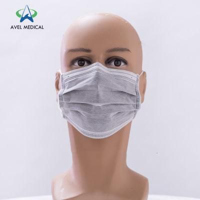 Nonwoven Facial Earloop Three Layers Protective Active Carbon Paper Al Respirator 3 Ply Disposable Face Mask Manufacturer