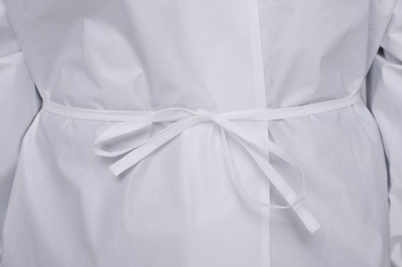 50GSM SMS Level 2 Disposable Isolation Gown for Personal Protection