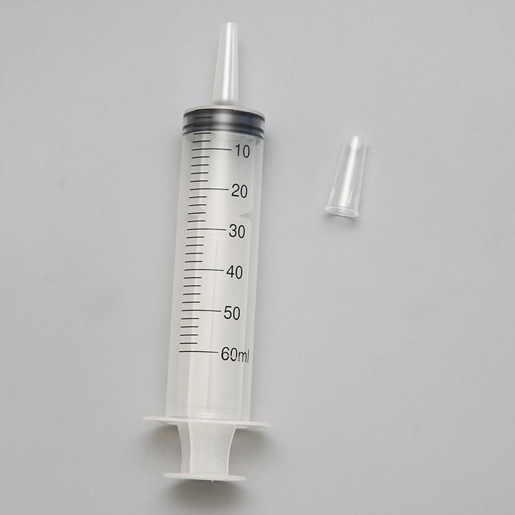 Disposable Sterilized Irrigation Syringe 60ml with Catheter Tip