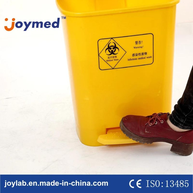 Plastic 50L Pedal Can Recycle 30L for Biological Waste China Bin Hospital Garbage Trash Bin