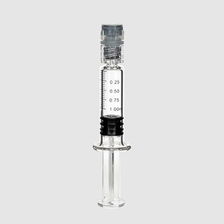 Standard 1ml Luer Lock/Slip Cap Glass Syringe with Measurement Lines Essential Oil Syringes Packaging