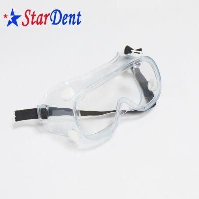 China Lab Splash Dust Anti Fog Medical Clear Plastic Safety Glasses Eye Protection Goggles