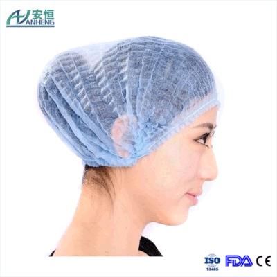 Breathable Disposable Nonwoven Polypropylene Surgical Bouffant Cap