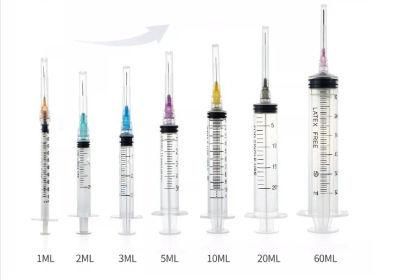 1-10ml Luer Lock Plastic Automatic Syringe Safety Syringe with Needle
