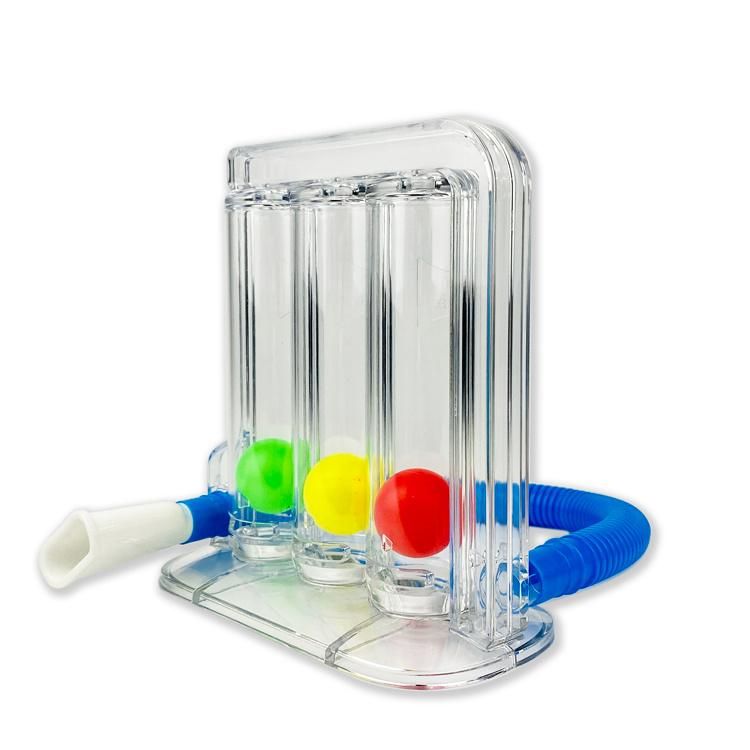 Triple Lung Excercier Three Ball Breathing Exerciser Incentive Spirometer